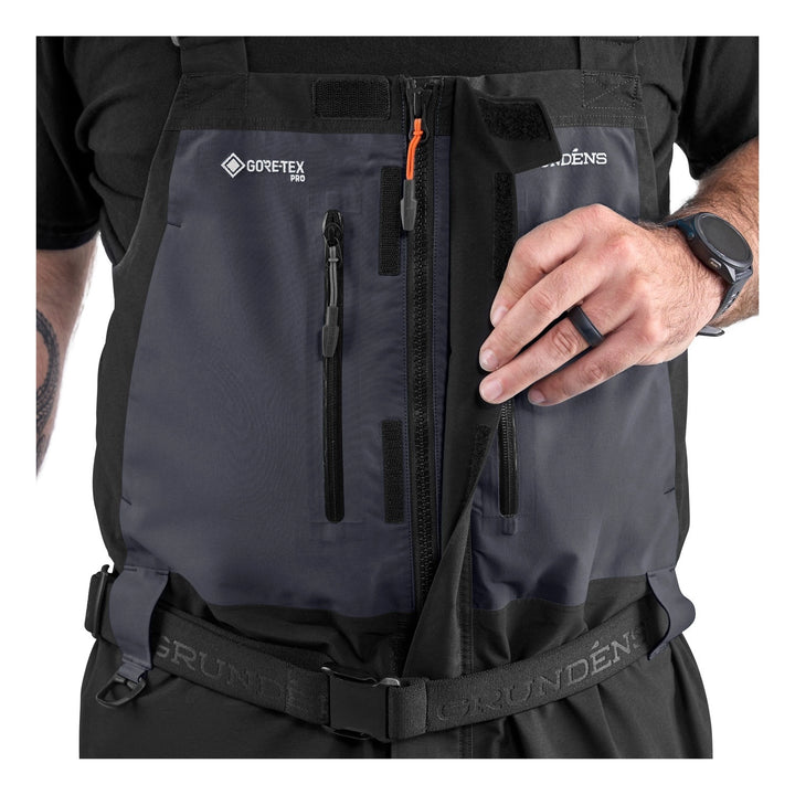 Grundéns Gore-Tex Pro Fishing Bib Obsidian