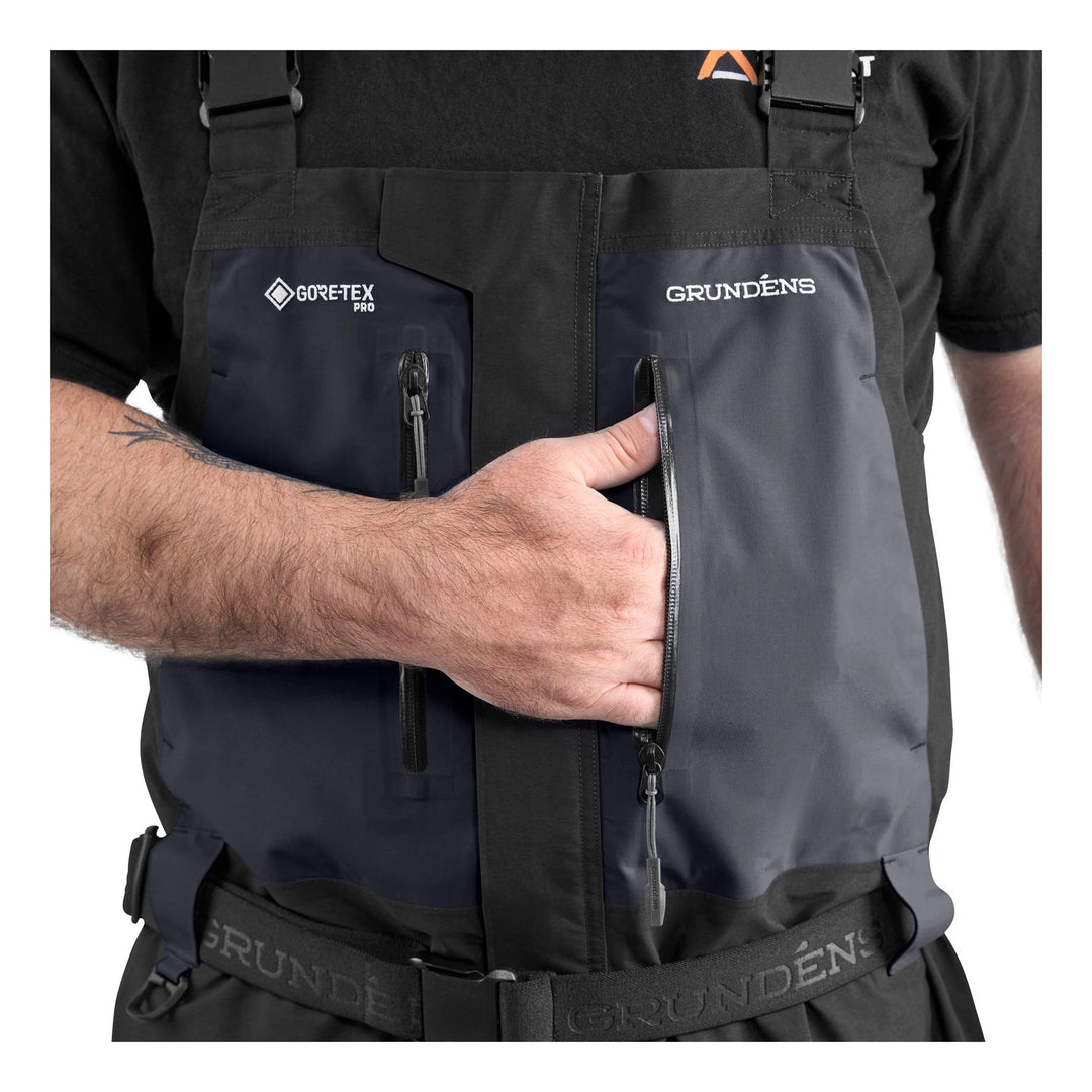 Grundéns Gore-Tex Pro Fishing Bib Obsidian