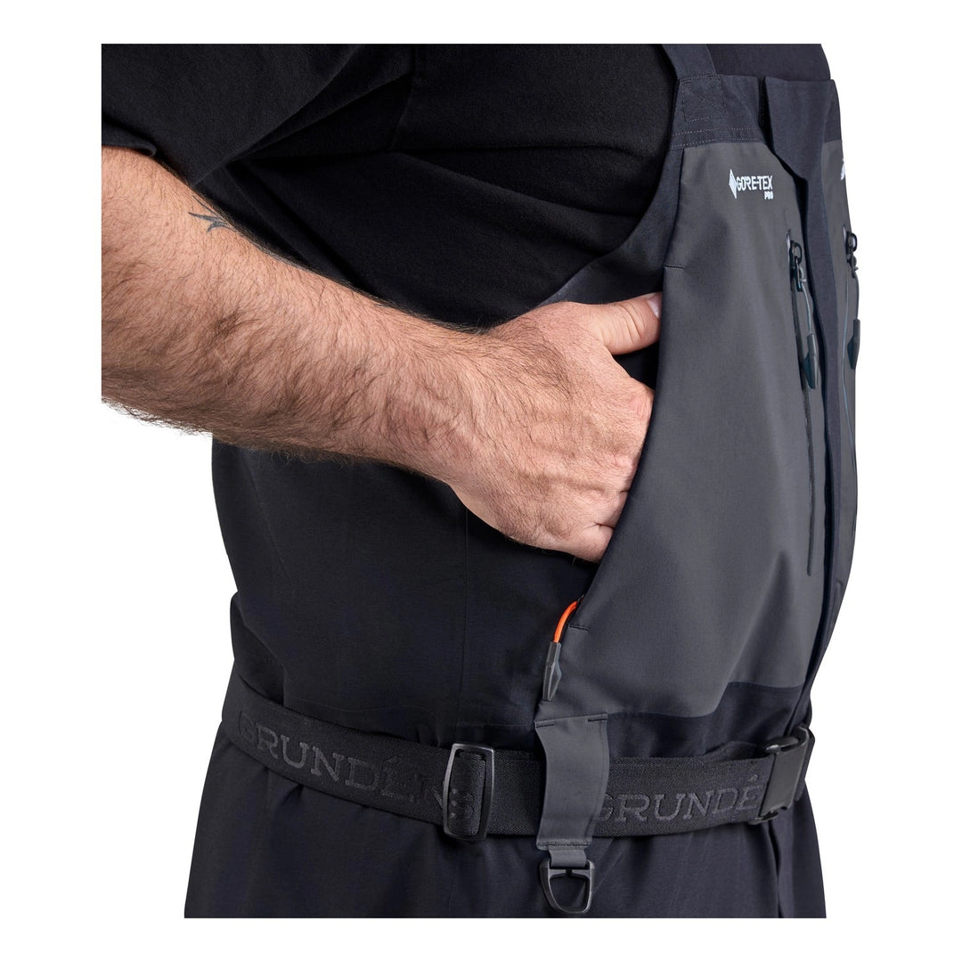Grundéns Gore-Tex Pro Fishing Bib Obsidian