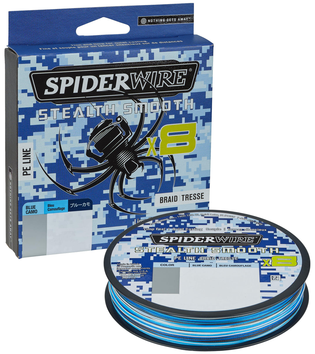 Spiderwire Stealth Smooth x8 Blue Camo - 150m