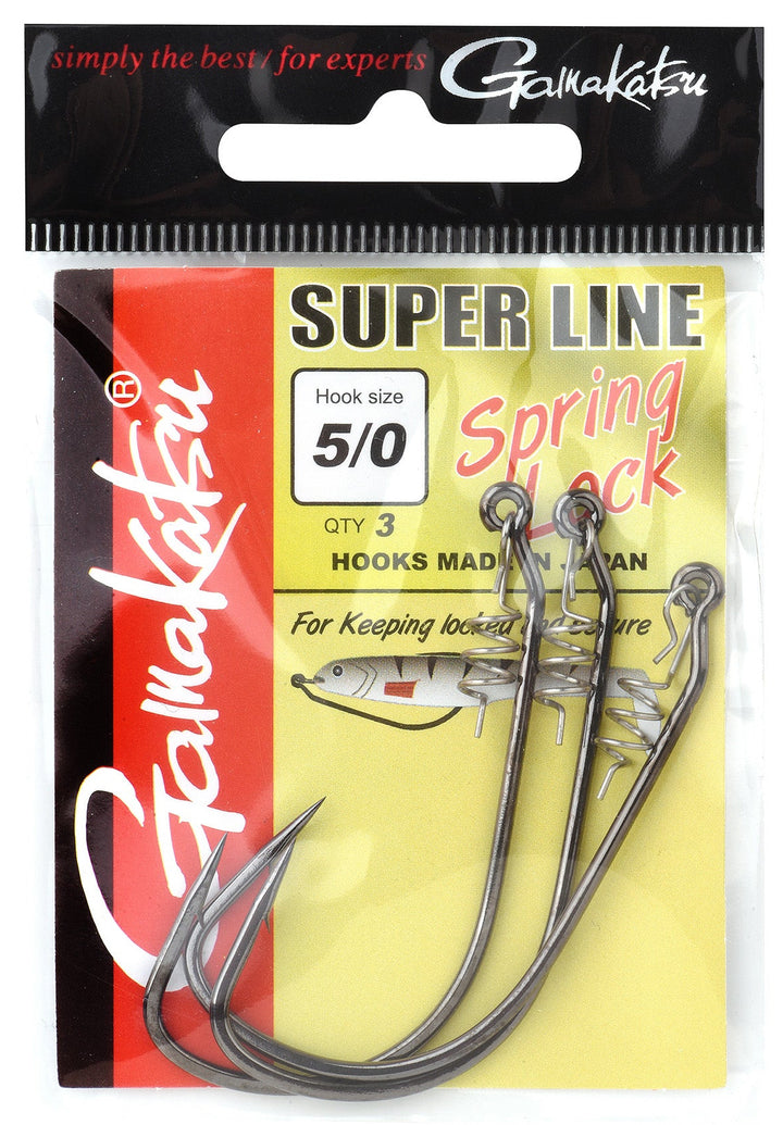 Gamakatsu Worm EWG SuperLine Spring Lock