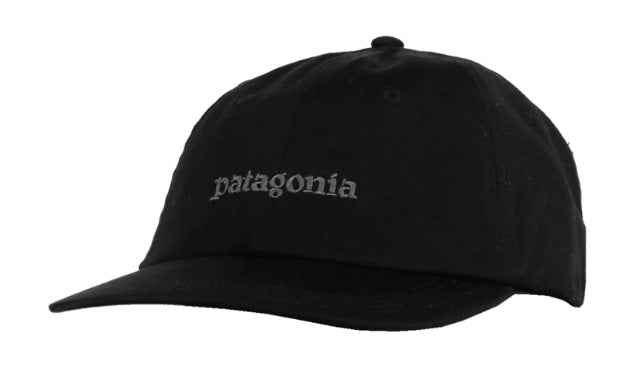 Patagonia Fitz Roy Icon Trad Cap Text Logo Ink Black