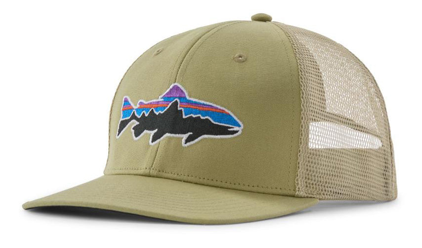 Patagonia Fitz Roy Trout Trucker Hat Gumtree Green