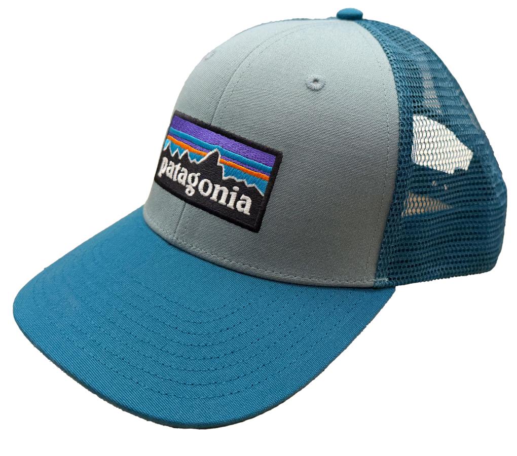 Patagonia P-6 Logo Trucker Hat Blue Sage