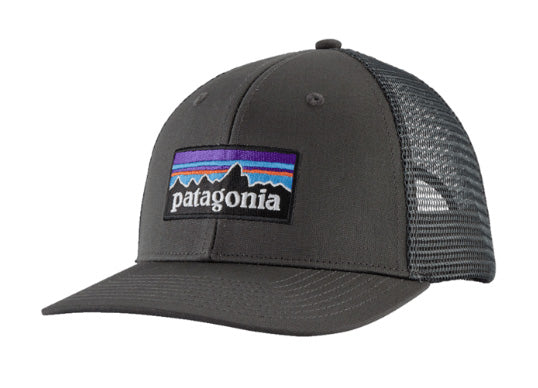 Patagonia P-6 Logo Trucker Hat Forge Grey
