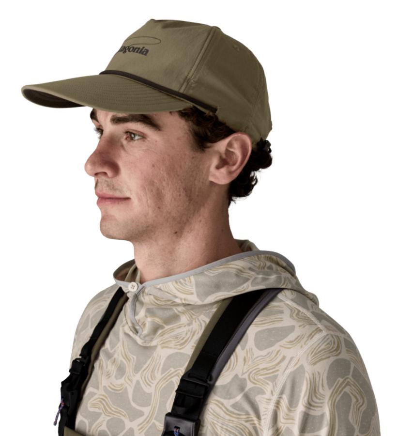 Patagonia Spoonbill Merganzer Hat Casting Logo Basin Green