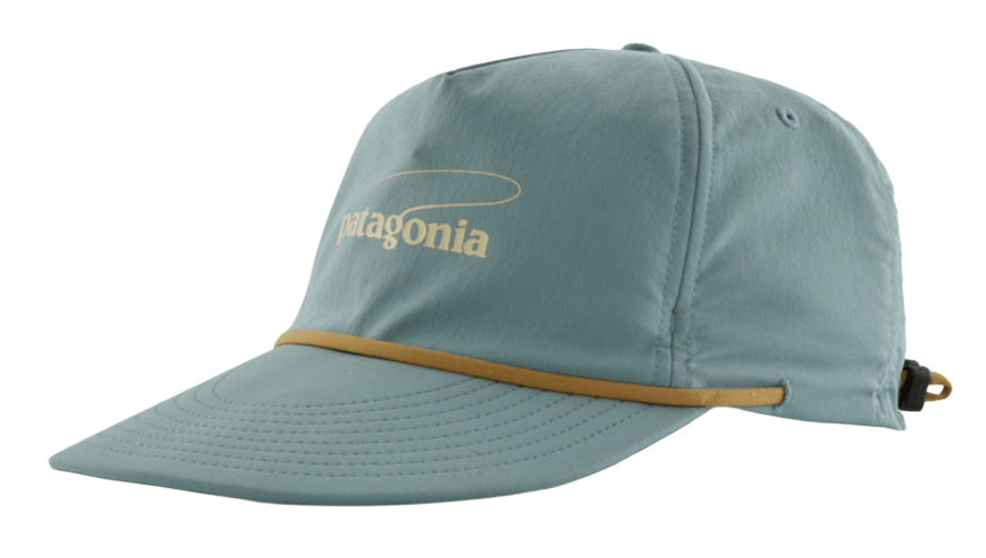 Patagonia Spoonbill Merganzer Hat Casting Logo Blue Sage