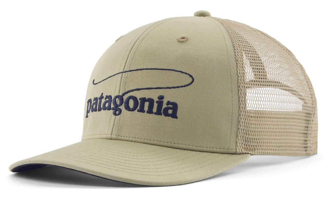 Patagonia Take a Stand Trucker Hat Casting Logo Weathered Stone