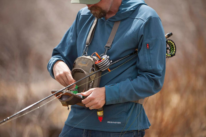 Fishpond San Juan Vertical Chest Pack Sand/Saddle Brown