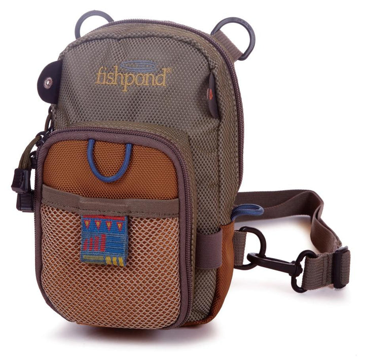 Fishpond San Juan Vertical Chest Pack Sand/Saddle Brown