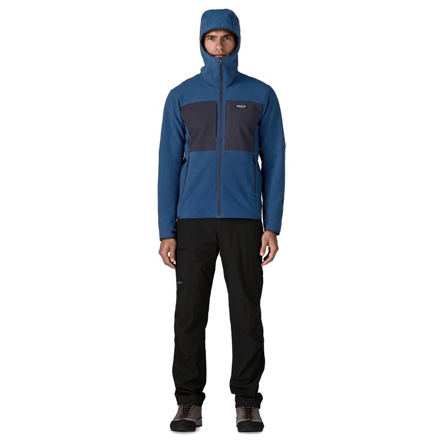 Patagonia Mens R2 TechFace Hoody Clement Blue