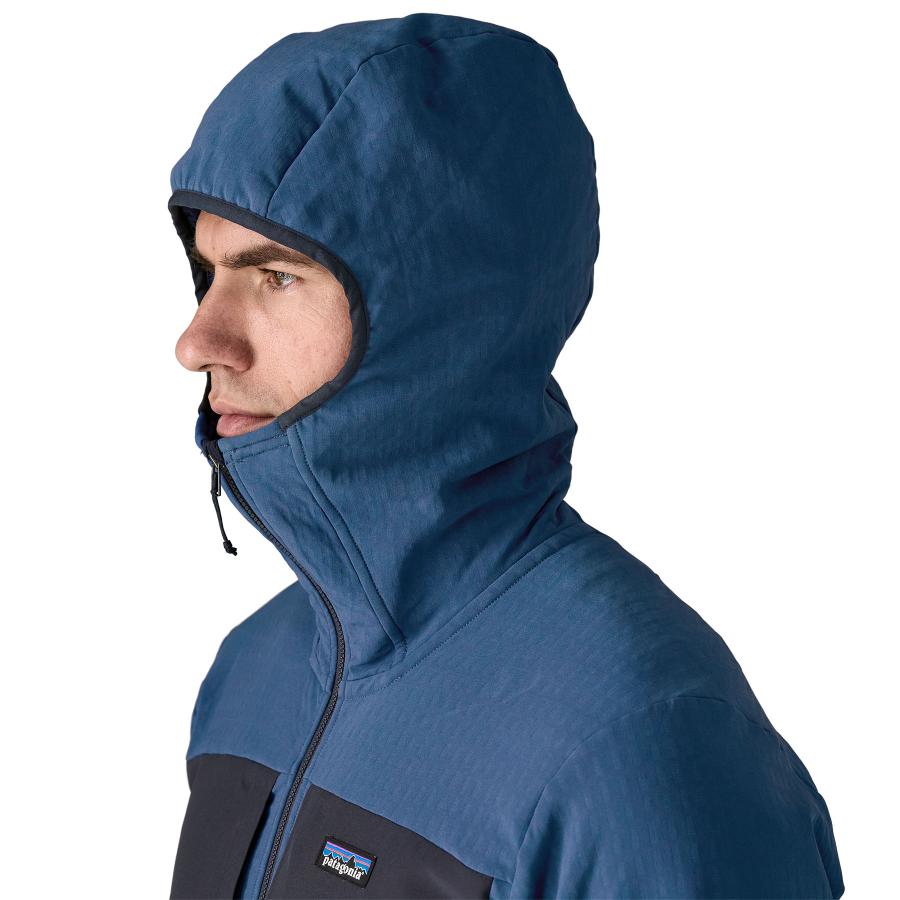 Patagonia Mens R2 TechFace Hoody Clement Blue