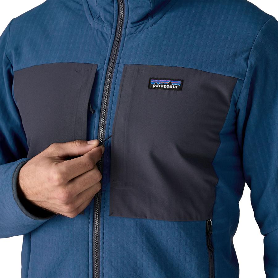 Patagonia Mens R2 TechFace Hoody Clement Blue