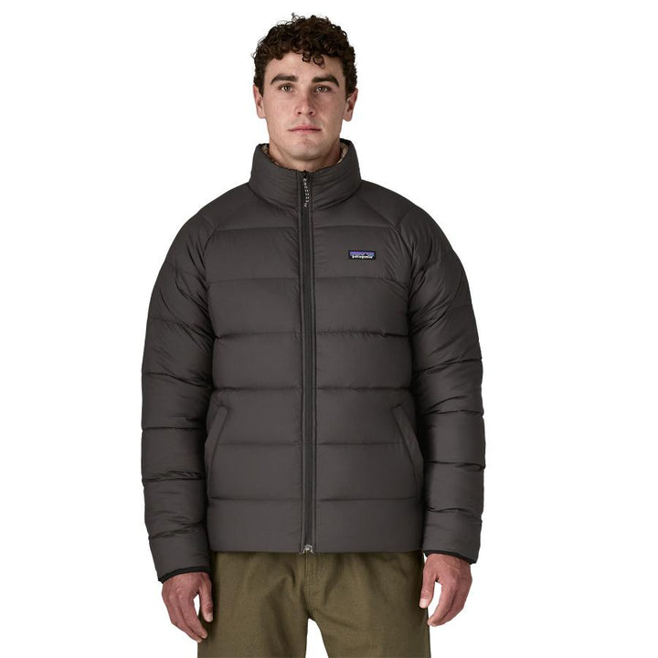 Patagonia Mens Reversible Silent Down Jacket Black