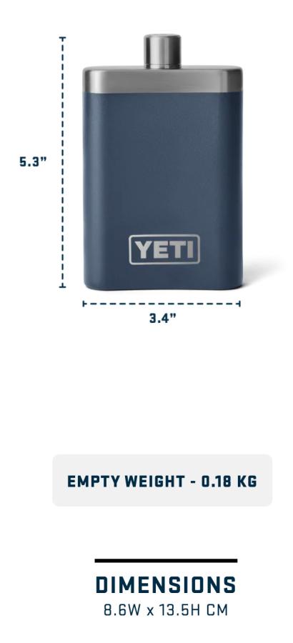 YETI Flask Black