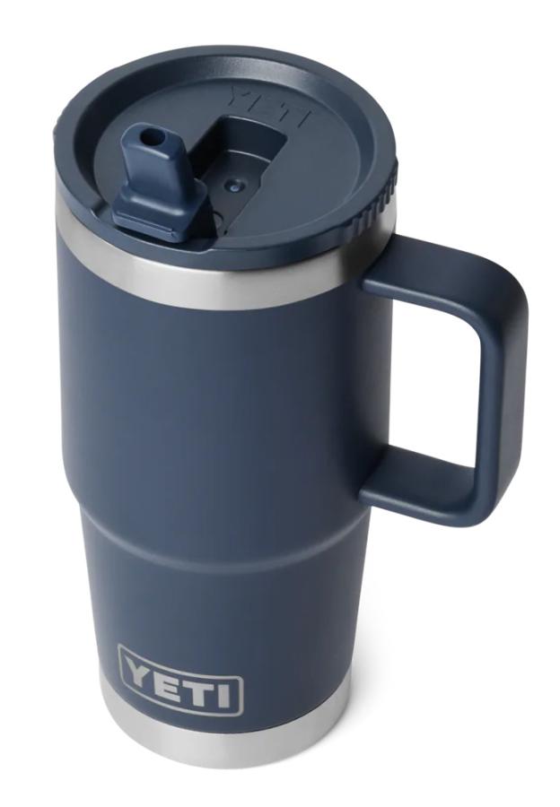 YETI Rambler 20oz Travel Straw Mug Navy
