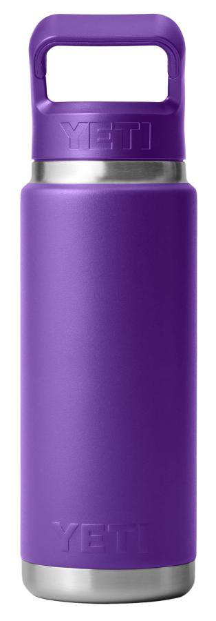 YETI Rambler 26oz Bottle Colour Matched Straw Cap Pace Purple