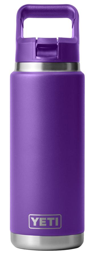 YETI Rambler 26oz Bottle Colour Matched Straw Cap Pace Purple
