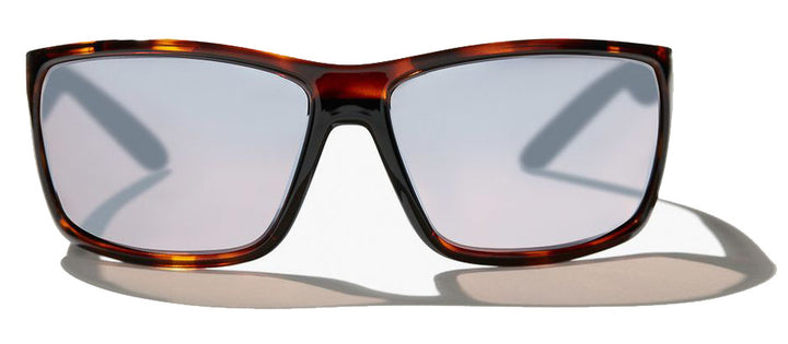 Bajio Bales Beach Dark Tort Gloss Silver Mirror Glass