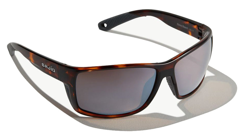 Bajio Bales Beach Dark Tort Gloss Silver Mirror Glass