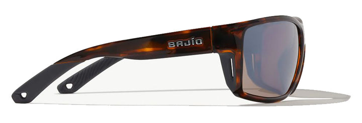 Bajio Bales Beach Dark Tort Gloss Silver Mirror Glass