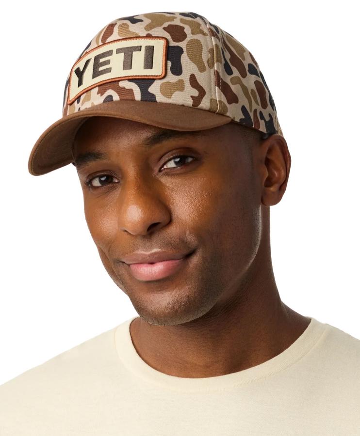 YETI Mid Pro Flat Brim Hat Wetlands Camo