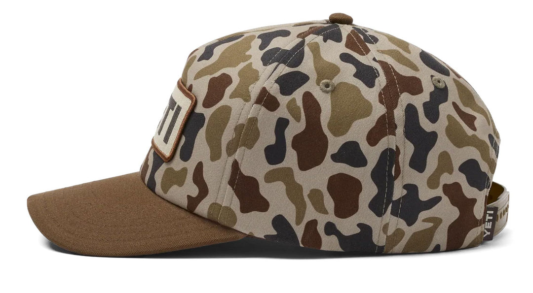 YETI Mid Pro Flat Brim Hat Wetlands Camo