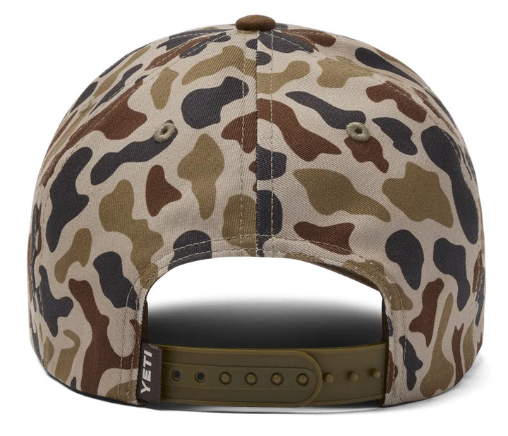 YETI Mid Pro Flat Brim Hat Wetlands Camo