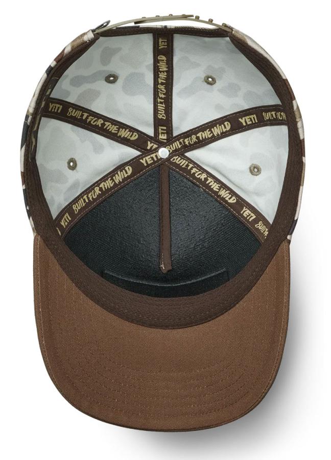 YETI Mid Pro Flat Brim Hat Wetlands Camo