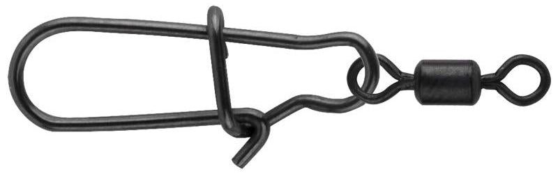 Spro Matte Black Easy Snap + Rolling Swivel