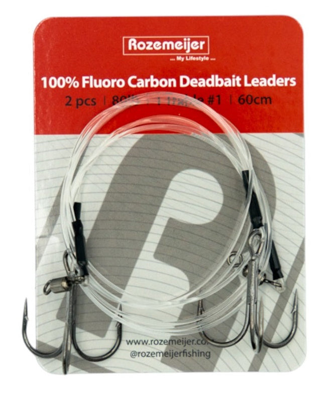 Rozemeijer 100% Fluoro Carbon Deadbait Leaders