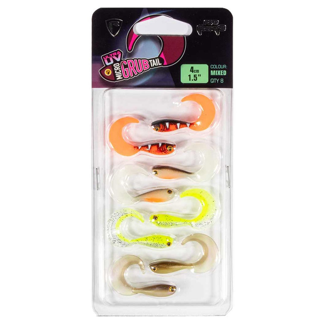Fox Rage Micro Grub 4cm Mixed Colour Pack