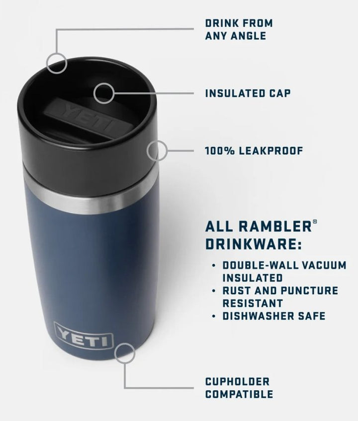 YETI Rambler 12oz Travel Bottle Riverhead Green
