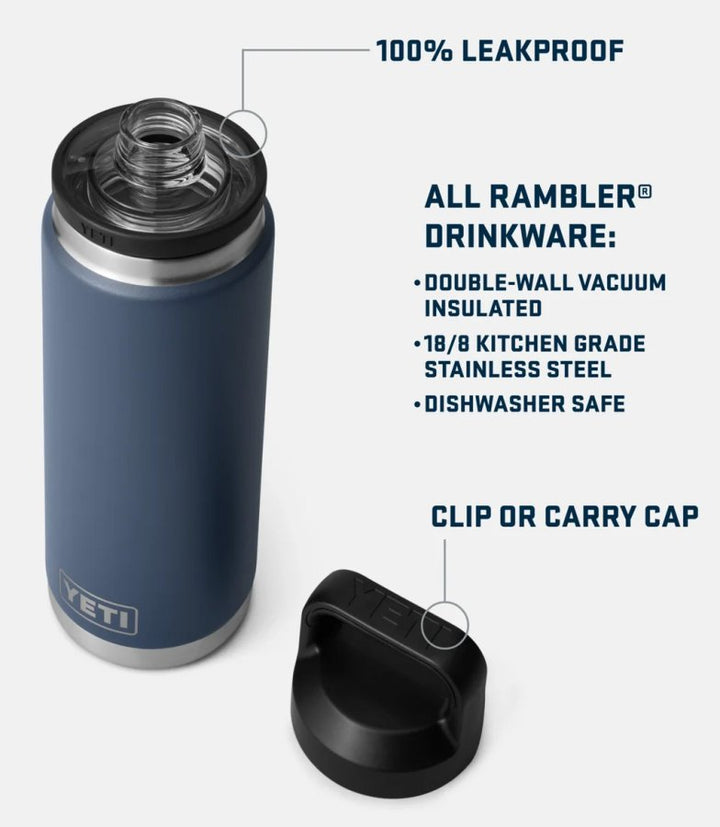 YETI Rambler 26oz Bottle Riverhead Green