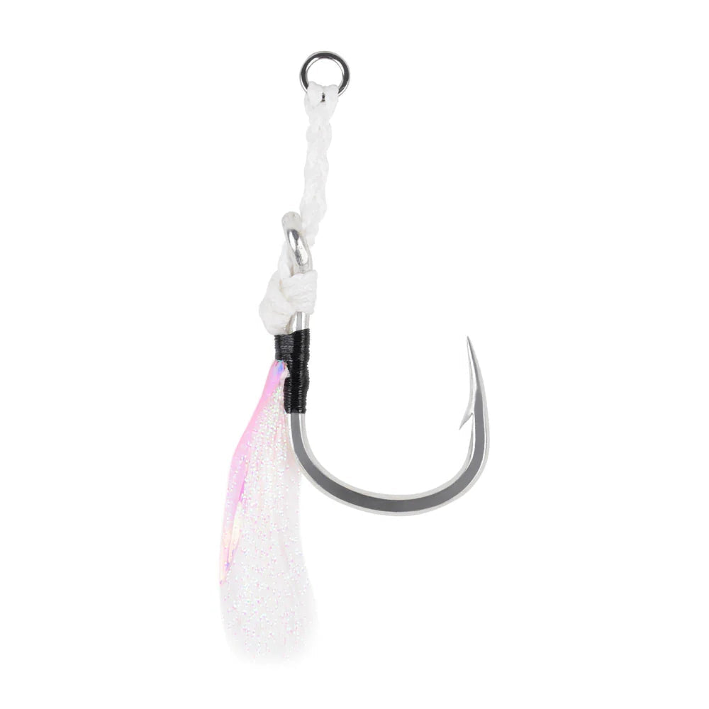 Mustad Heavy Duty Jigging Assist Rig - White Flash