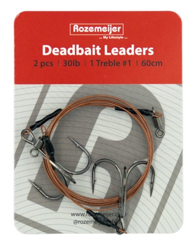 Rozemeijer Single Treble Deadbait Leaders