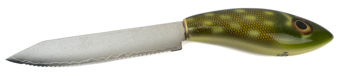 Fishion Lures Mizuumi Serrated Knife - Natural Pike - Limited Edition