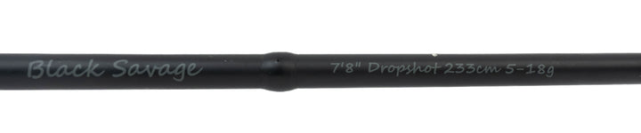 Savage Gear Black Savage Dropshot - 233cm &amp; 5-18 gram - Pre-Owned