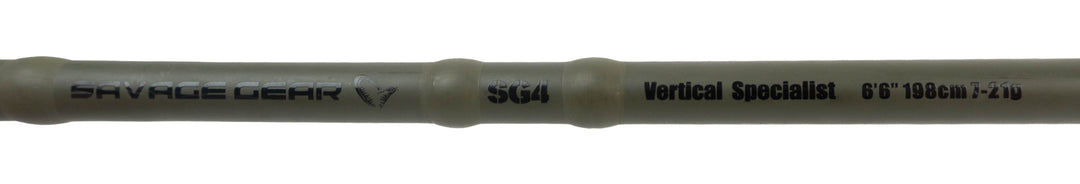 Savage Gear SG4 Vertical Specialist - 198cm  &amp; 7-21 gram - Pre-Owned