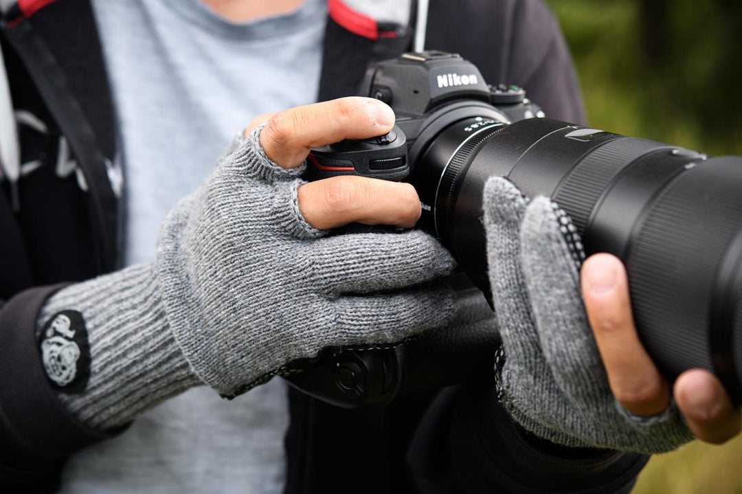Fish Monkey Bauers Grandma Two Finger Wool Glove