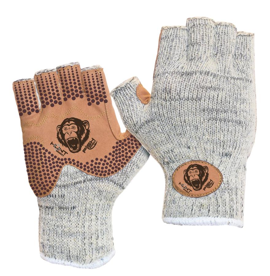 Fish Monkey Wooly Half Finger Gloves