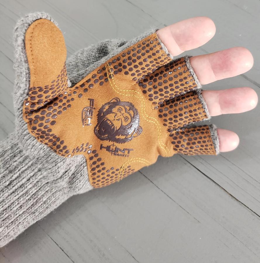 Fish Monkey Wooly Mitten Gloves
