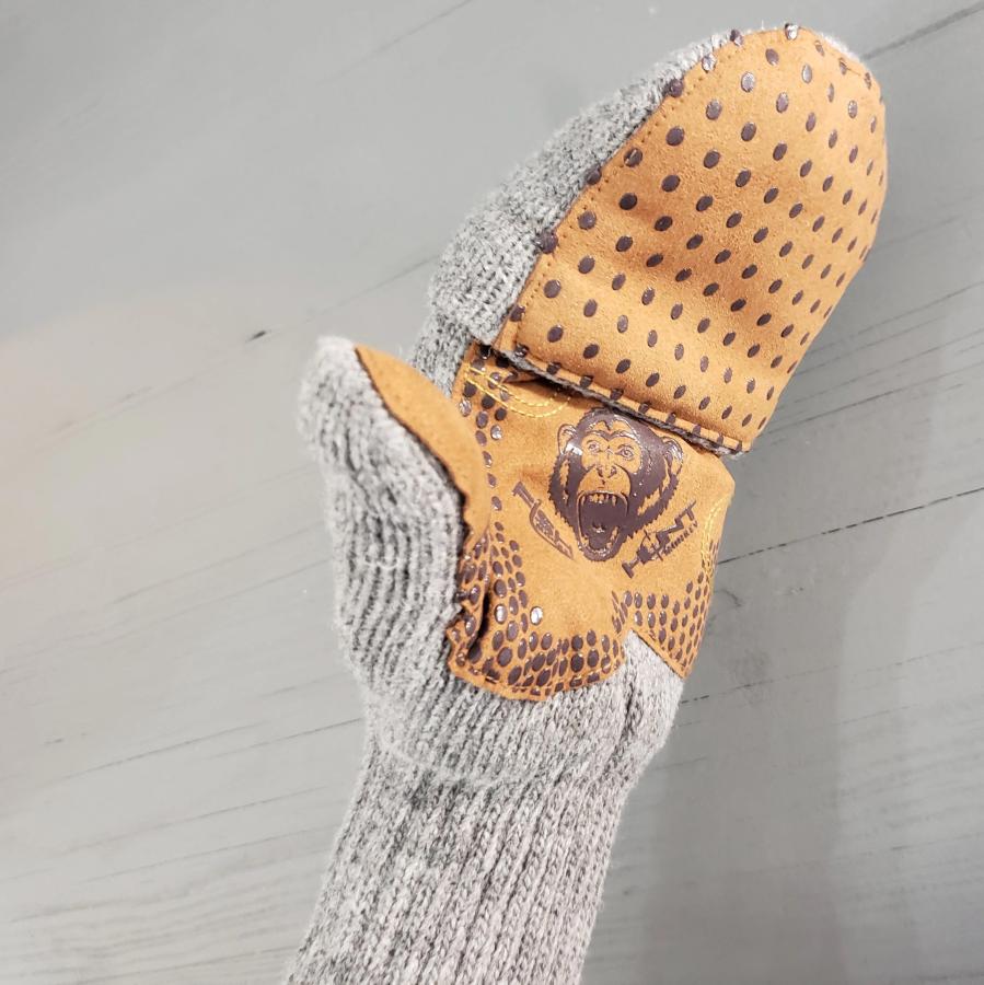 Fish Monkey Wooly Mitten Gloves