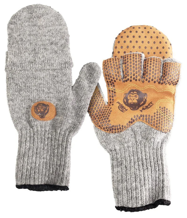 Fish Monkey Wooly Mitten Gloves