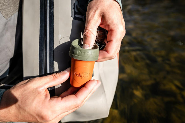 Fishpond Largemouth PIOPOD Microtrash Container Cutthroat Orange