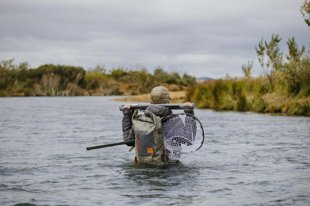 Fishpond Wind River Roll-Top Backpack - Eco Shadowcast Camo
