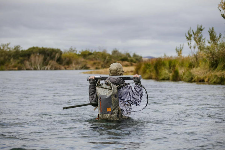 Fishpond Wind River Roll-Top Backpack - Eco Shadowcast Camo