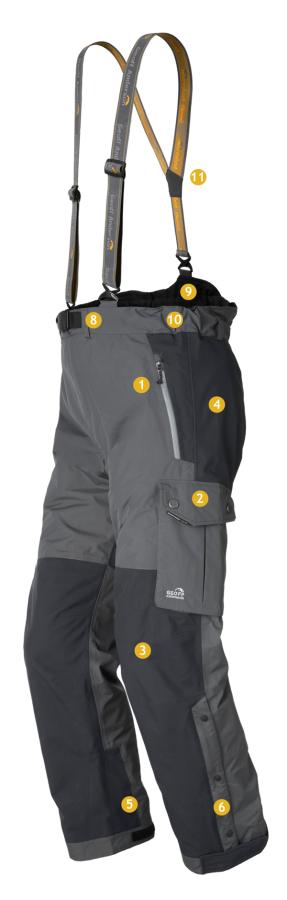 Geoff Anderson Urus 7 Black Trousers