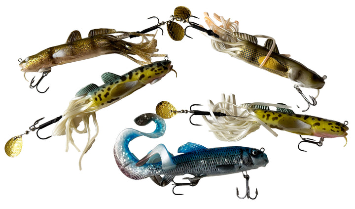 Savage Gear Musky Tubes (5) Including Tacklebox - Pre-Owned