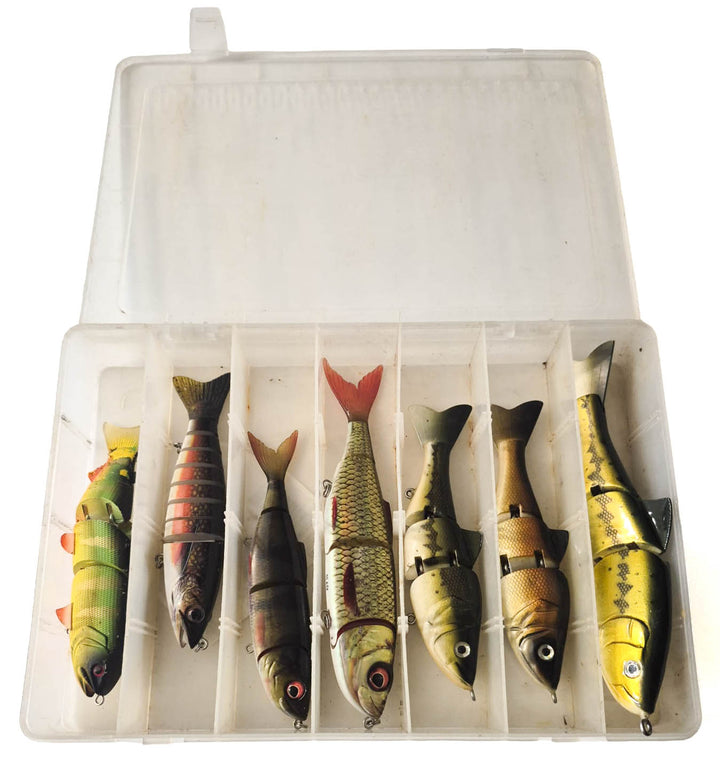 Swimbait Collection Including Box - Set of 7